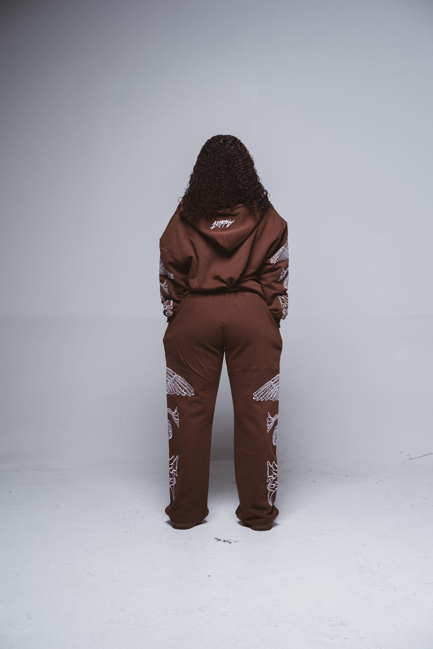 Brown Angel Zip Up