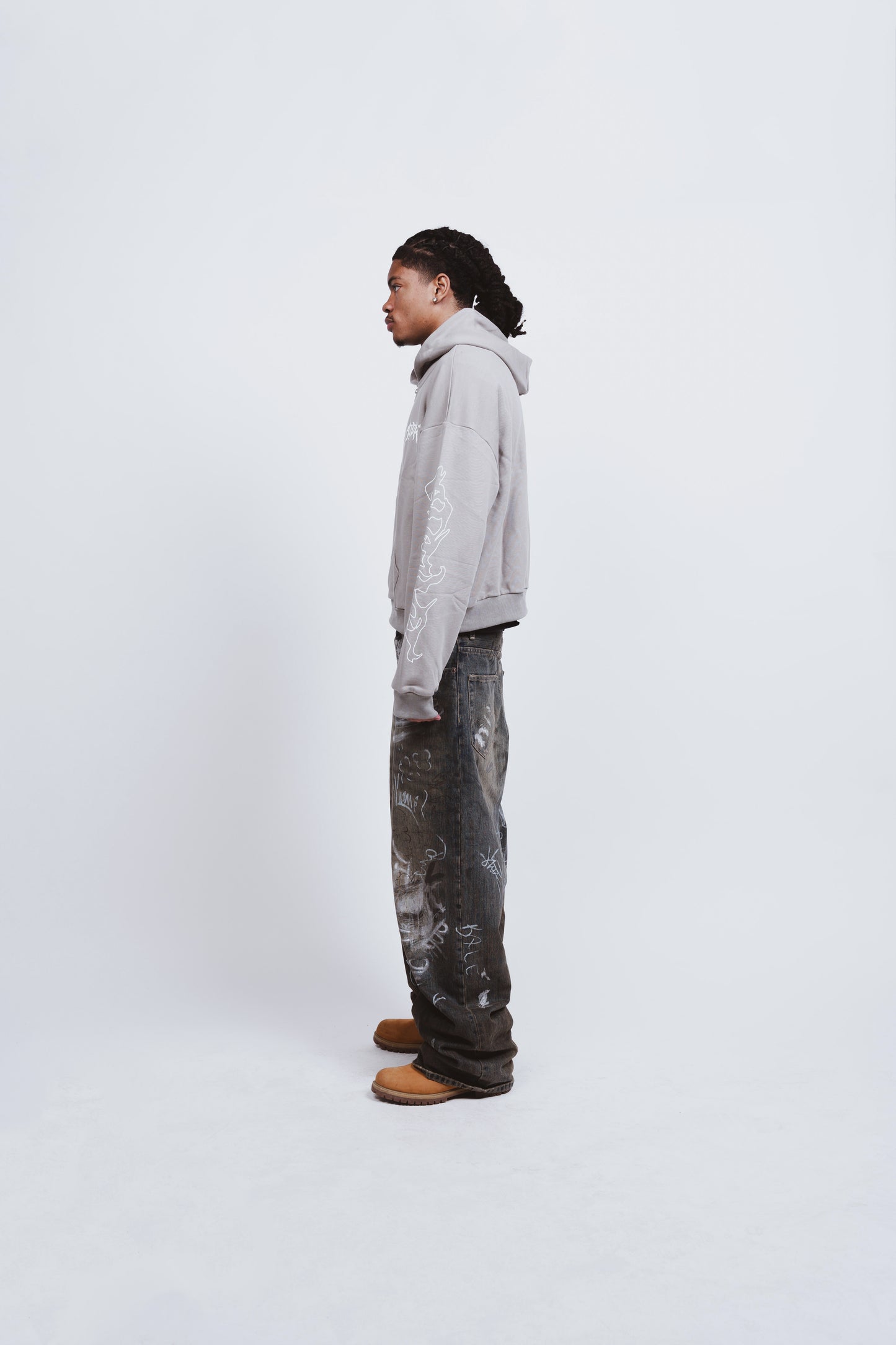 Grey Essential Zip Up