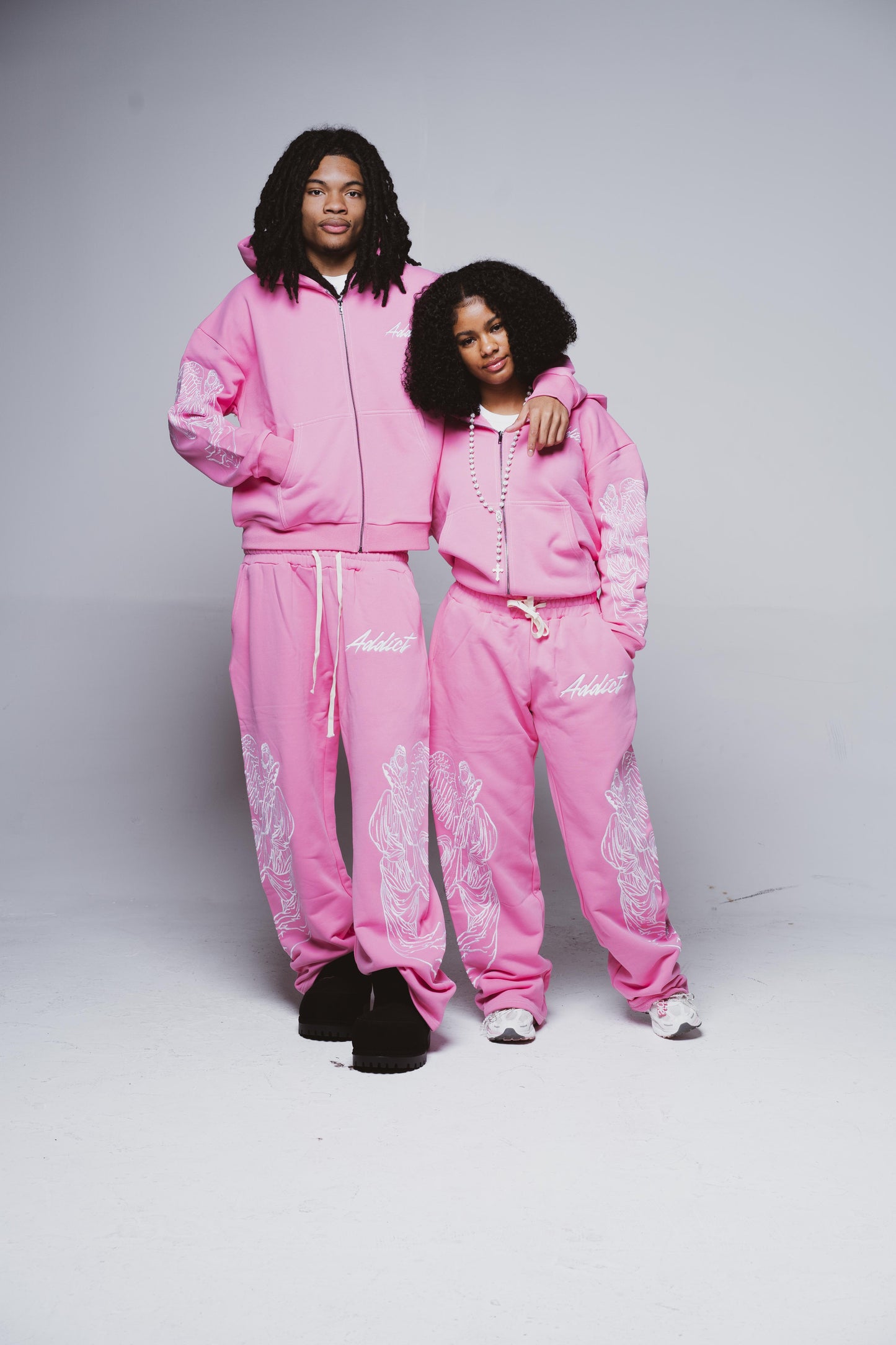 Pink Angel Zip Up
