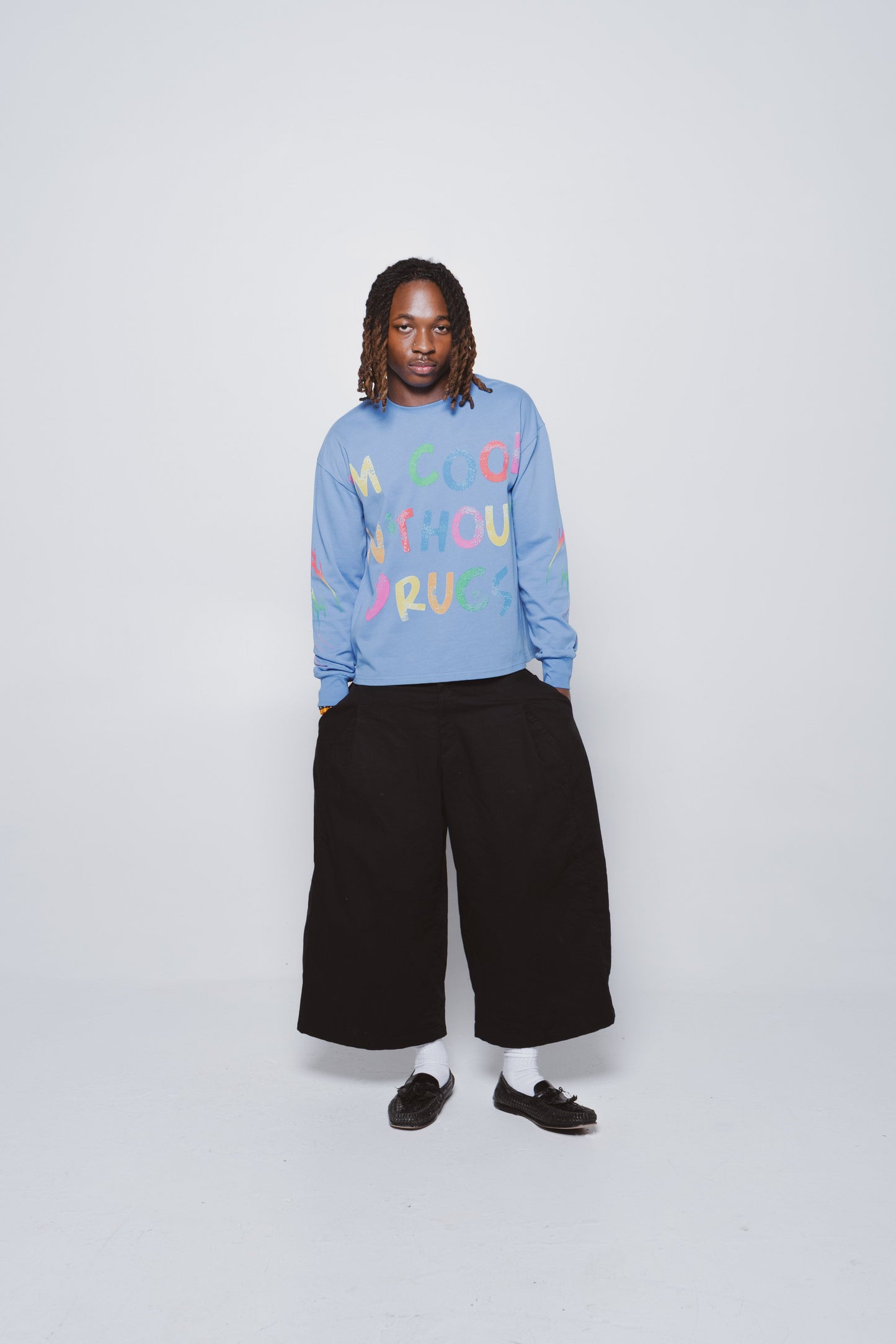 Cool Without Drugs Blue Long Sleeve
