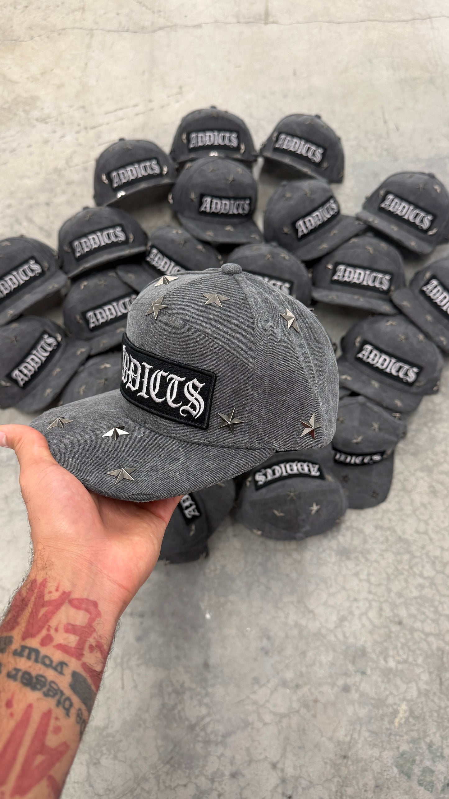 Ash Studded Snapback