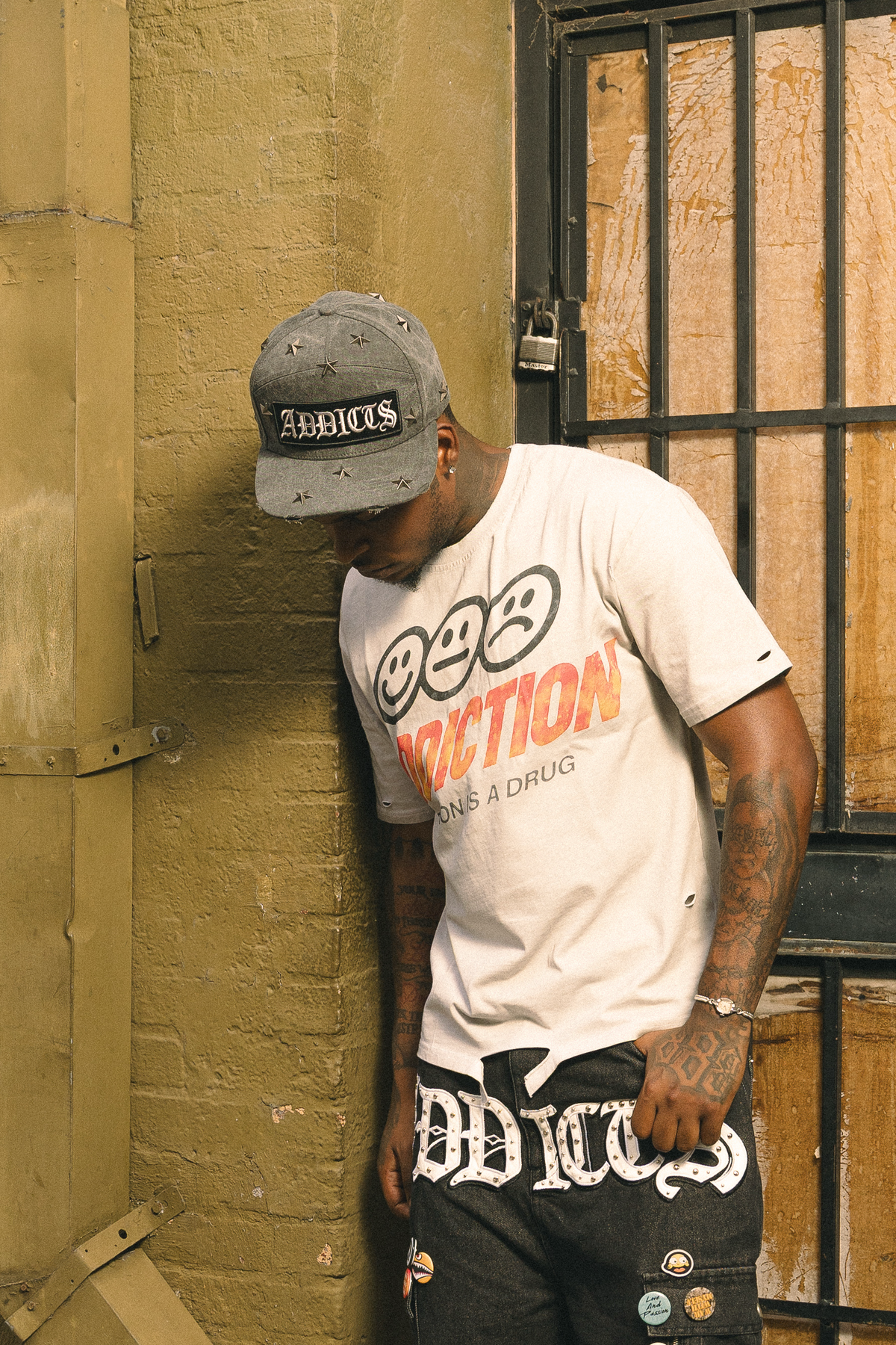 Ash Studded Snapback
