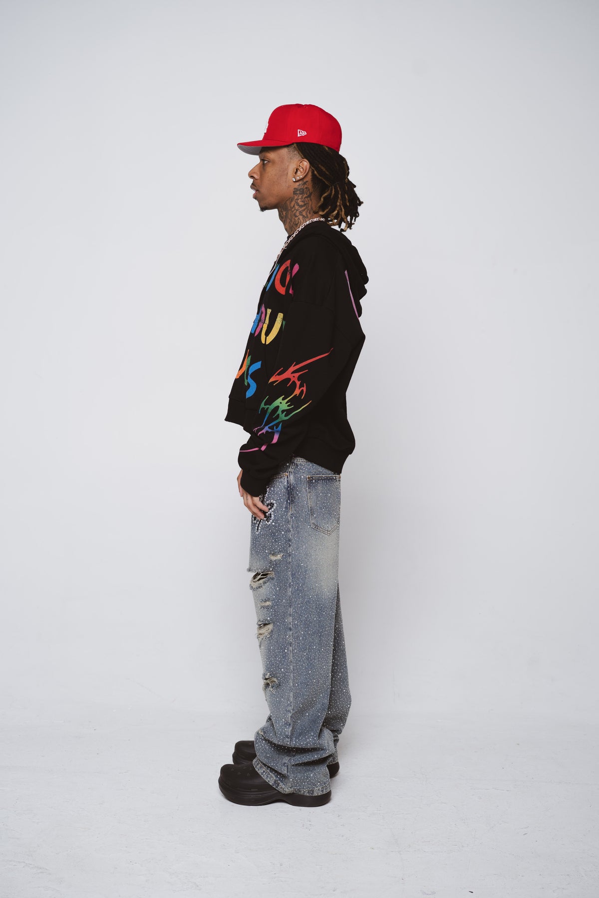 Black Cwd Zip Up