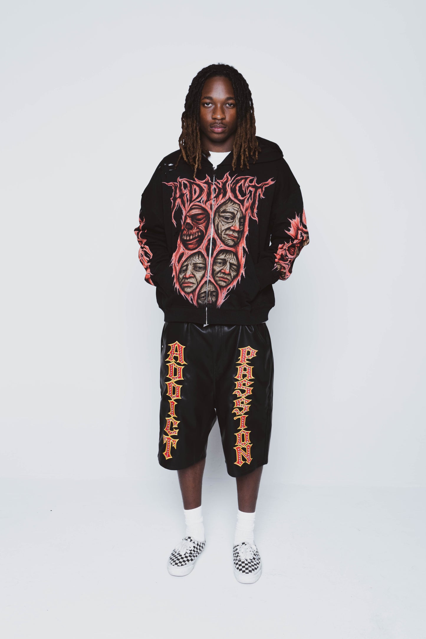 Sh*t Faced Black Zip up