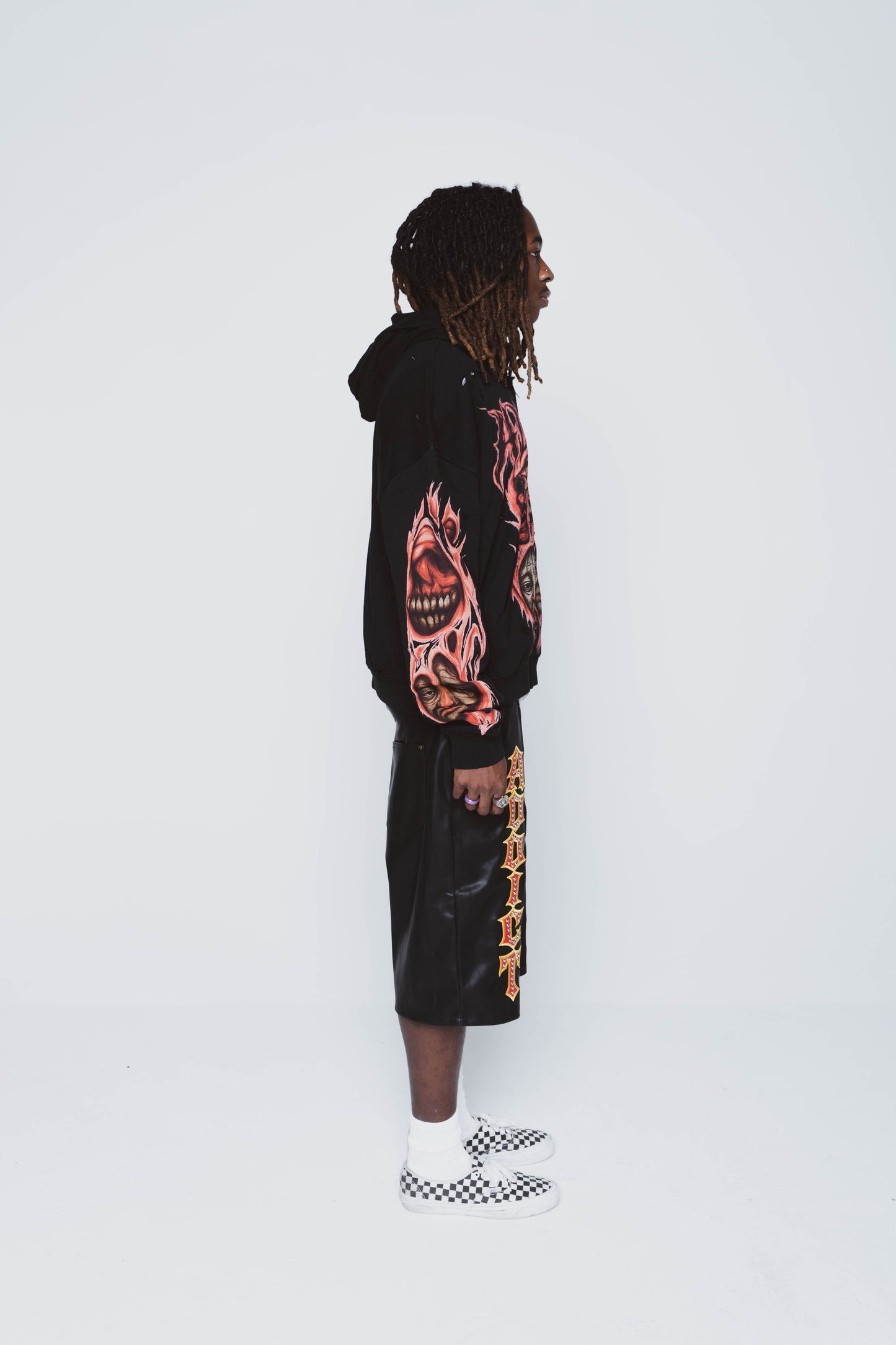 Sh*t Faced Black Zip up