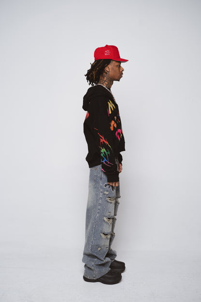 Black Cwd Zip Up
