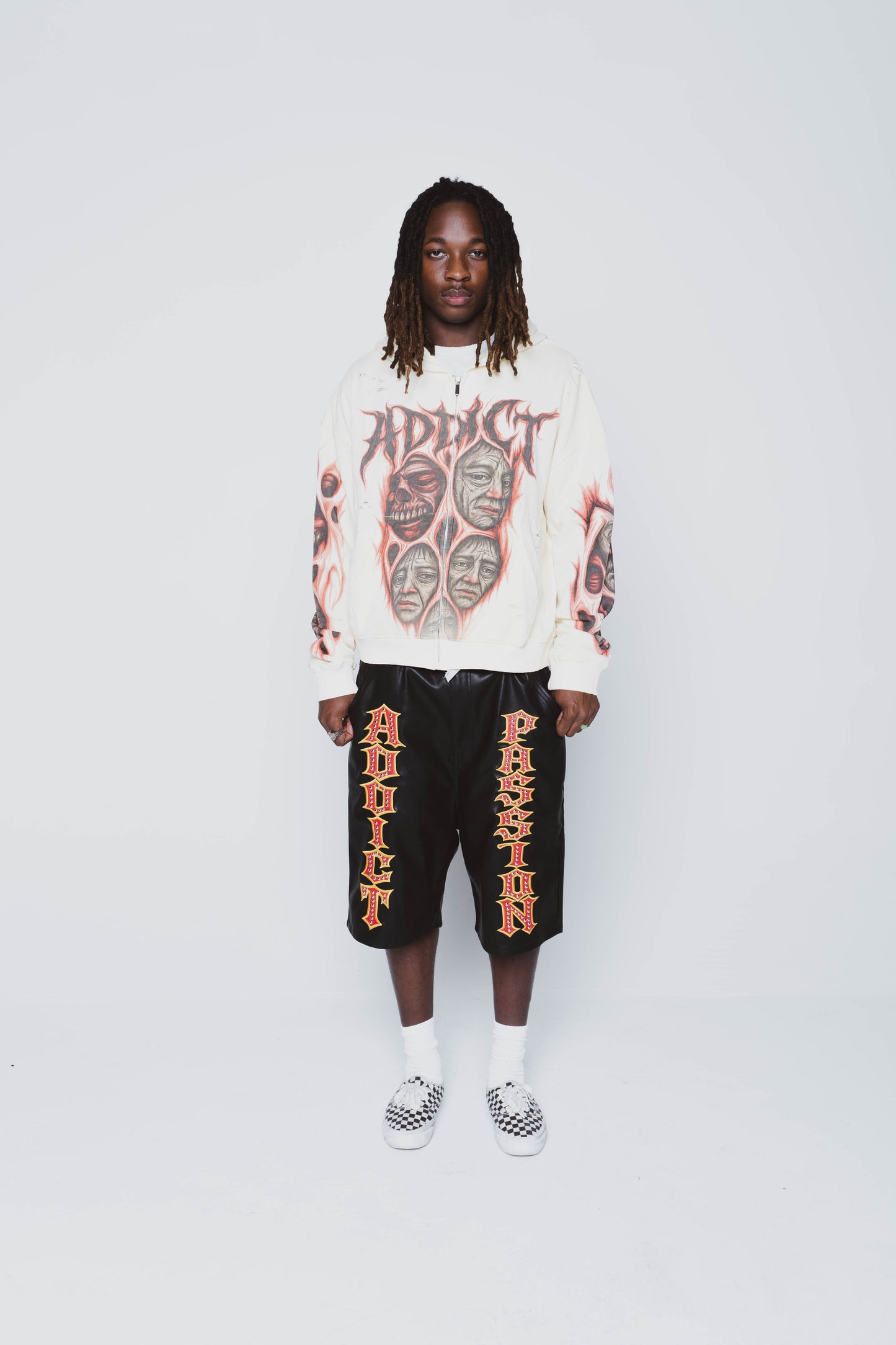 Sh*t Faced Cream Zip up