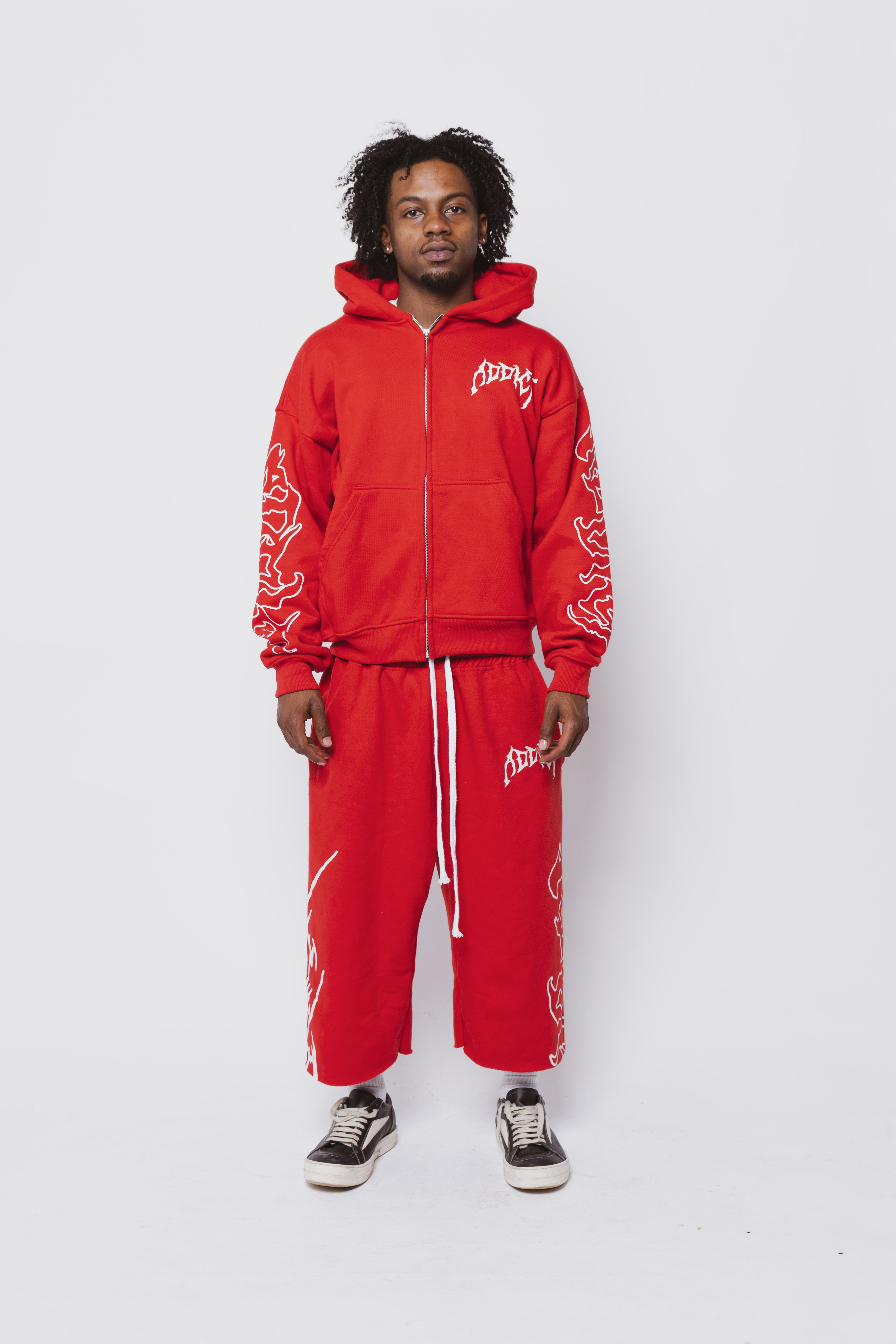 Red Essential Zip Up – ADDICTS