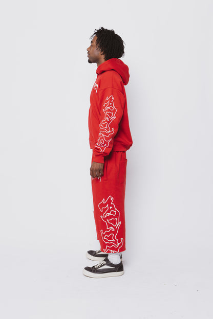 Red Essential Zip Up