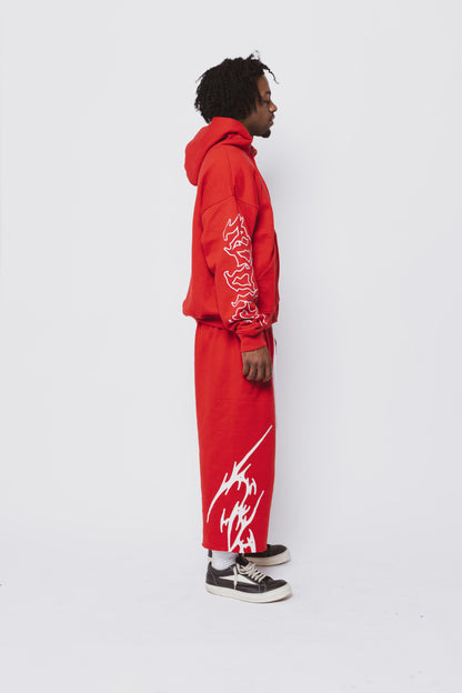 Red Essential Zip Up