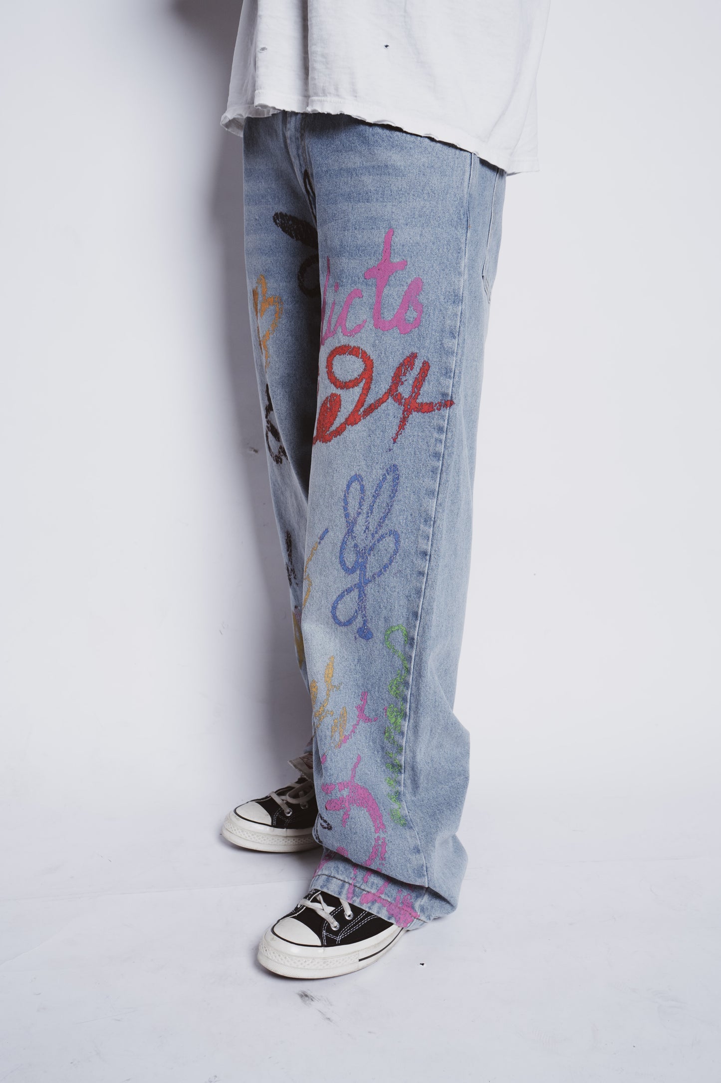 Scribble Scrabble Denim