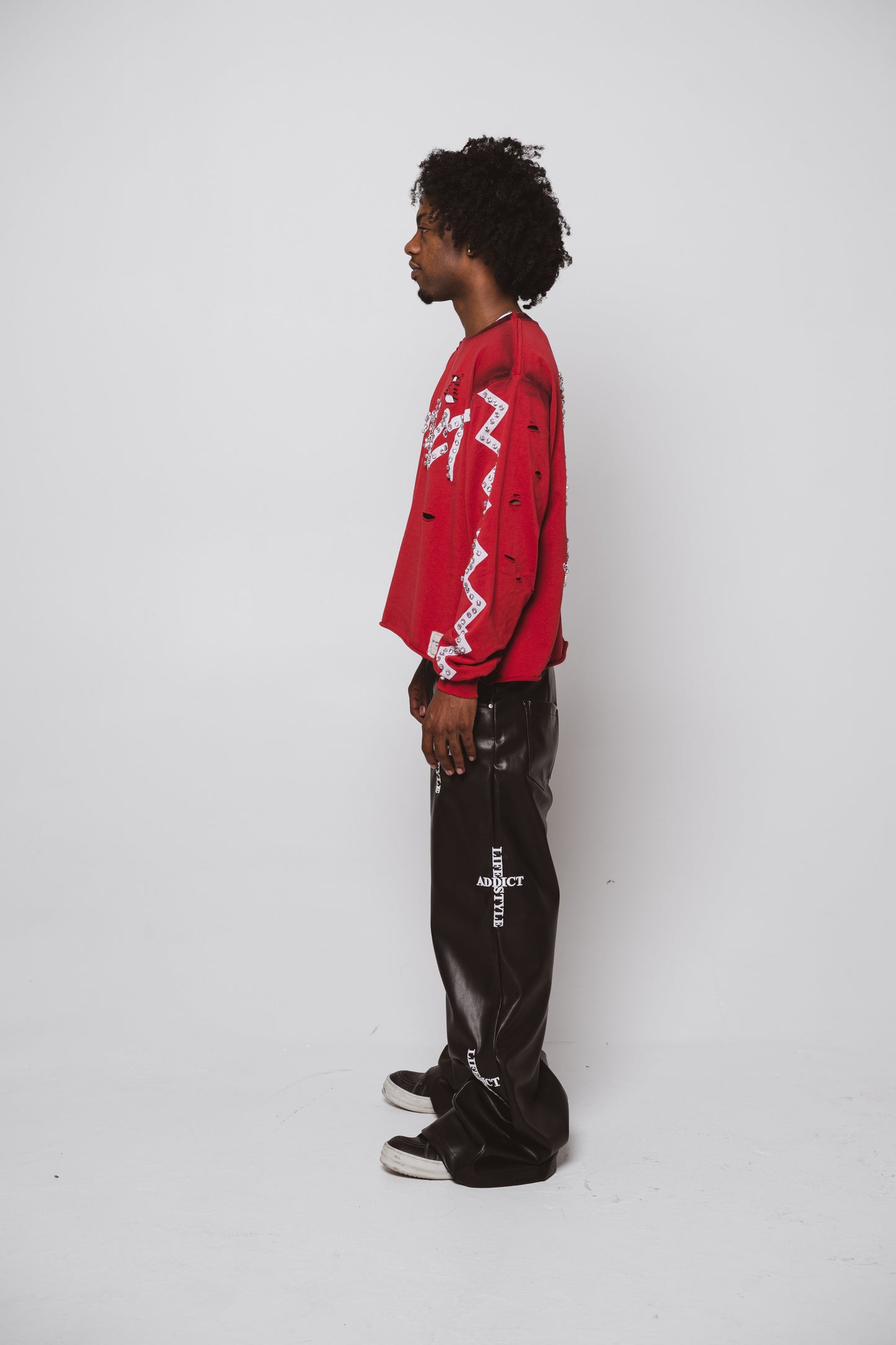 Red Spending Addiction Long Sleeve