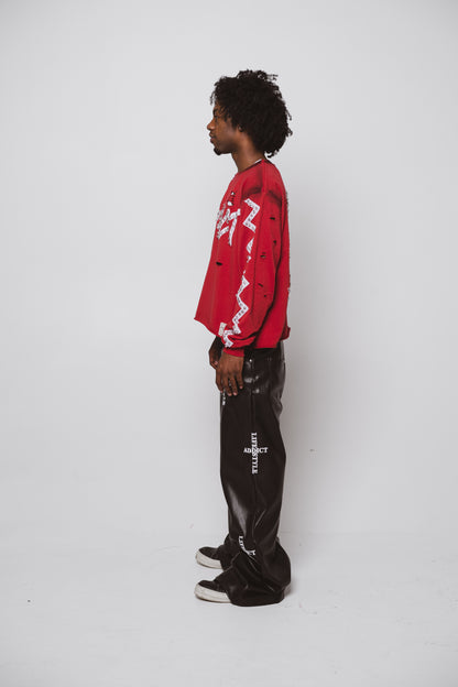 Red Spending Addiction Long Sleeve