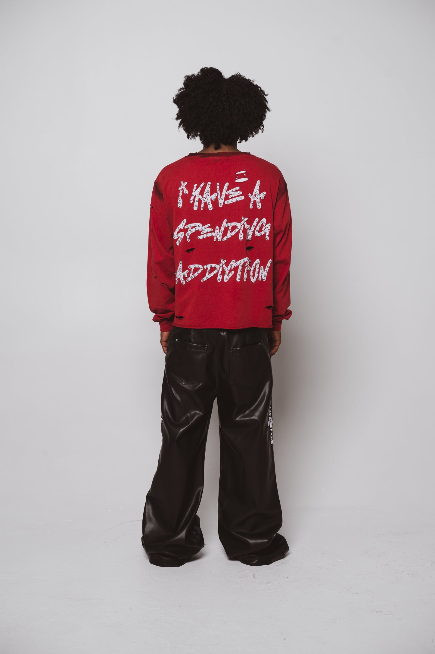 Red Spending Addiction Long Sleeve