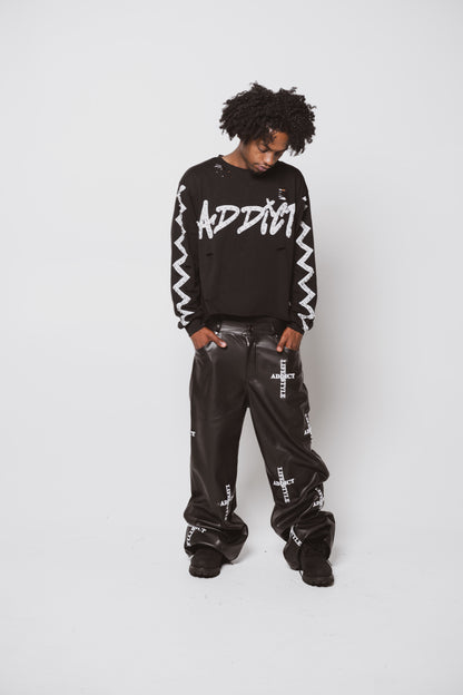 Black Spending Addiction Long Sleeve