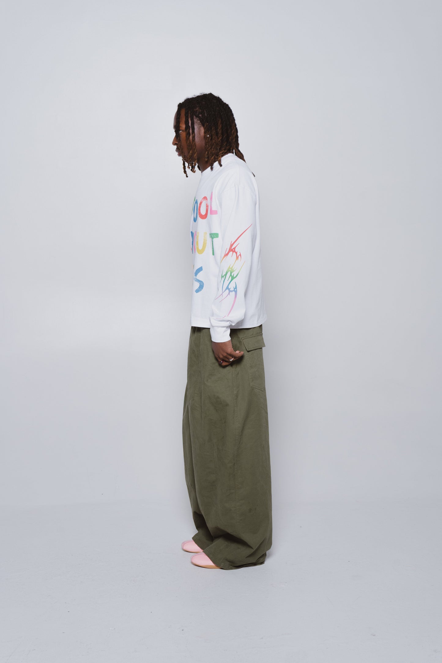 Cool Without Drugs White Long Sleeve