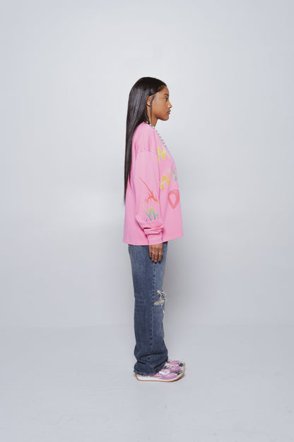 Cool Without Drugs Pink Long Sleeve