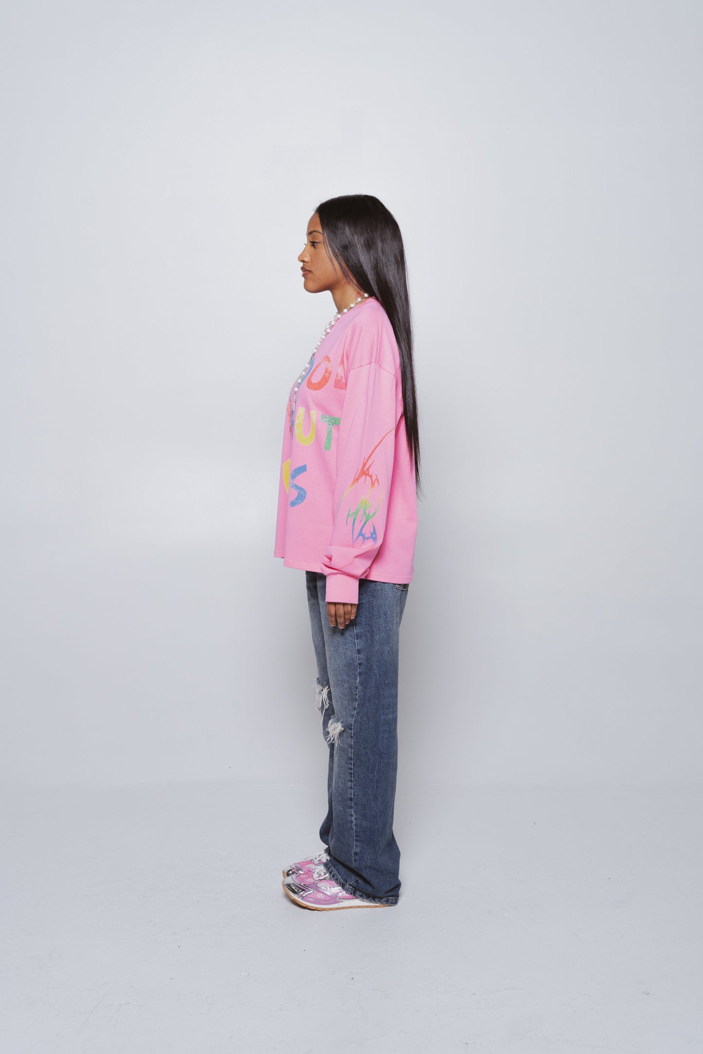 Cool Without Drugs Pink Long Sleeve