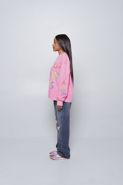 Cool Without Drugs Pink Long Sleeve