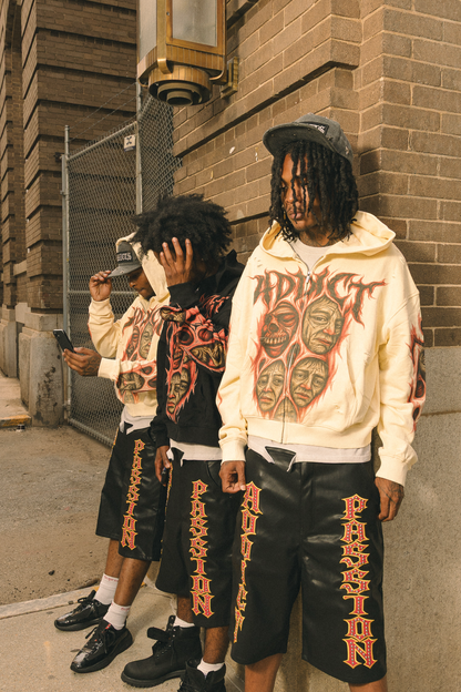 Sh*t Faced Cream Zip up