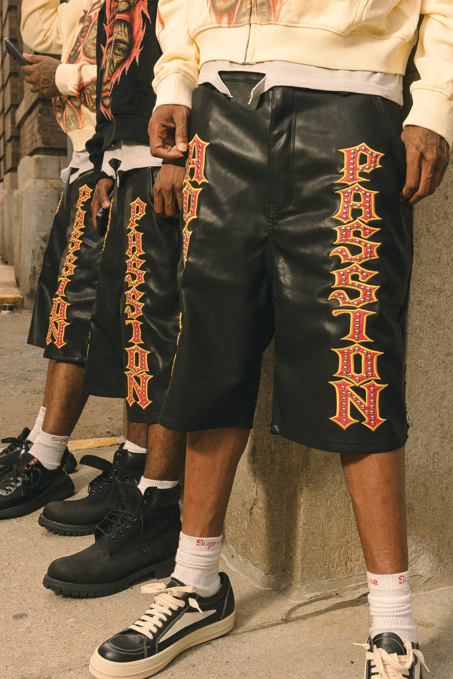 Inferno leather Shorts