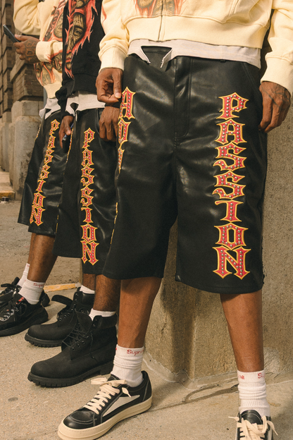 Inferno leather Shorts
