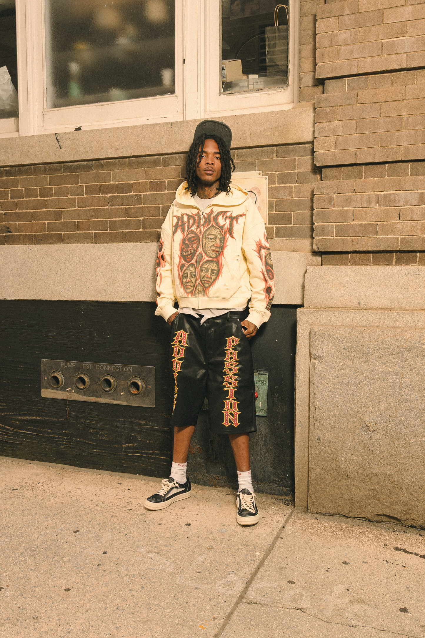 Sh*t Faced Cream Zip up