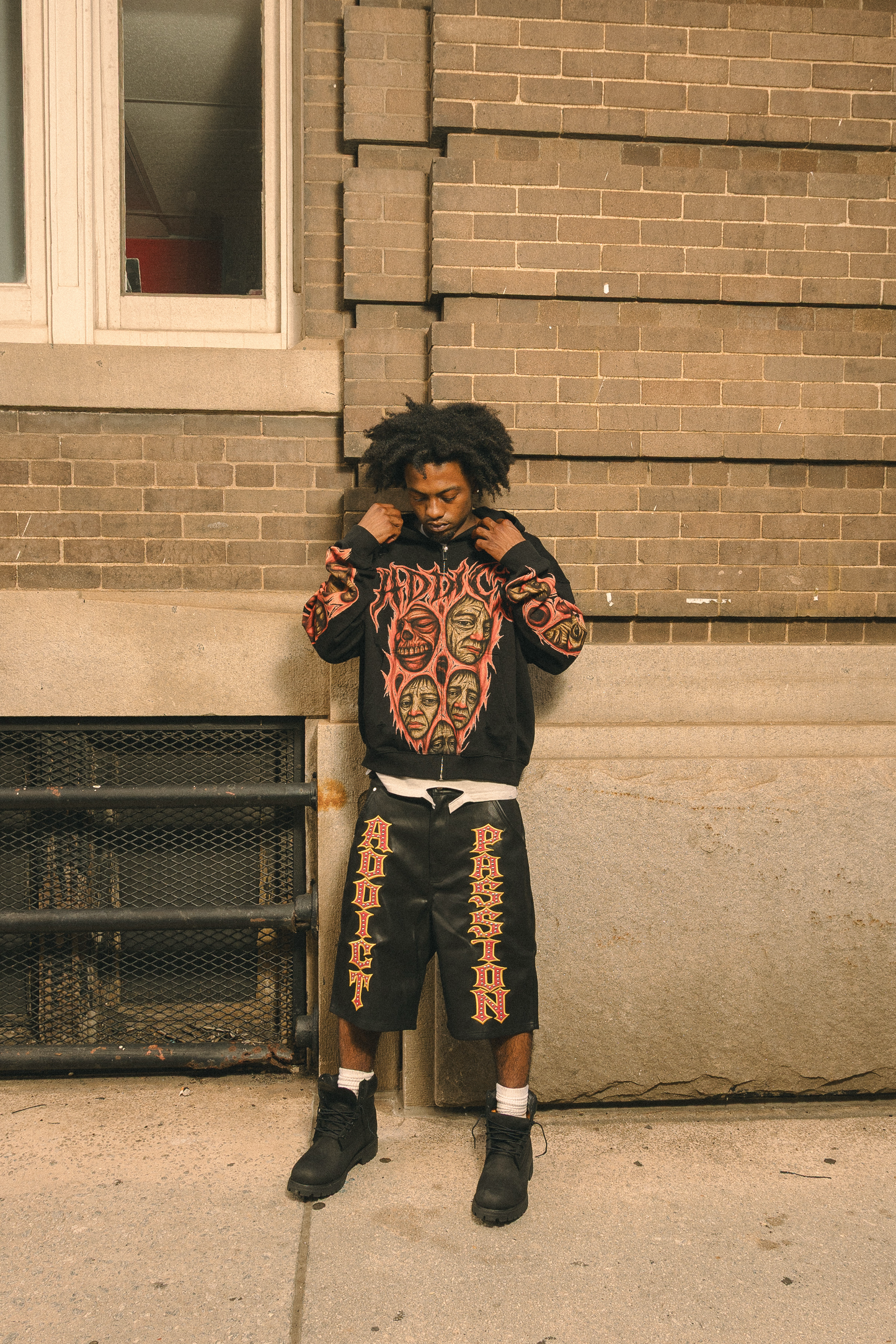 Sh*t Faced Black Zip up