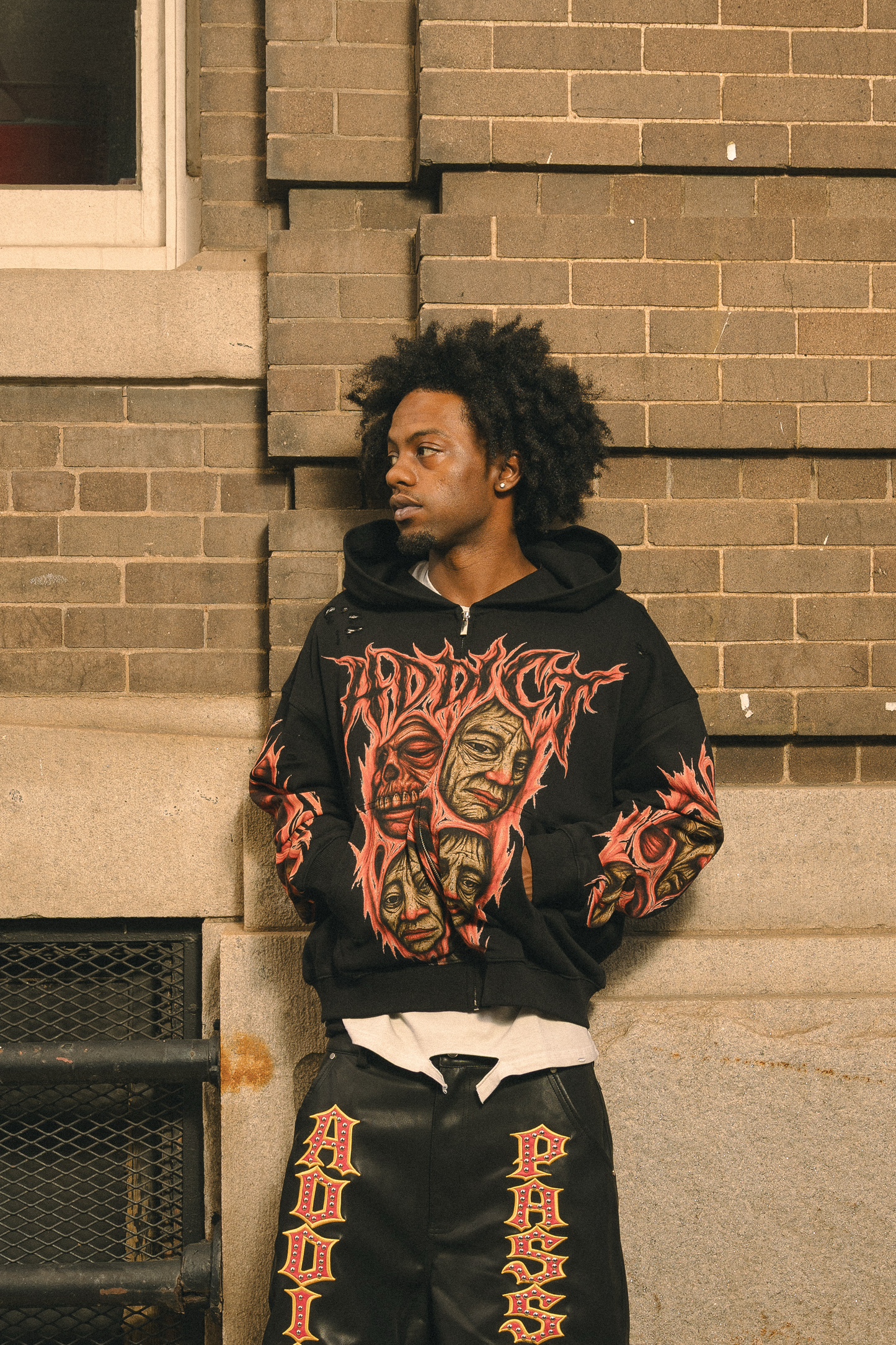 Sh*t Faced Black Zip up