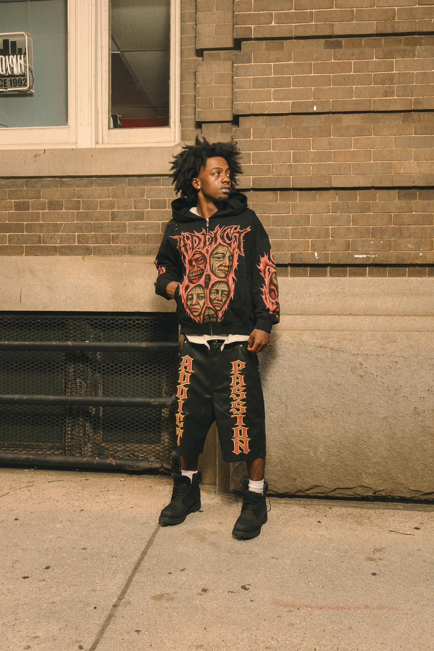 Sh*t Faced Black Zip up